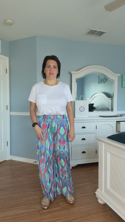Oceanside Palazzo Pants