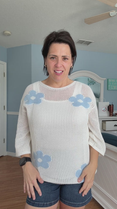 Catching Butterflies Sweater By Charlie B
