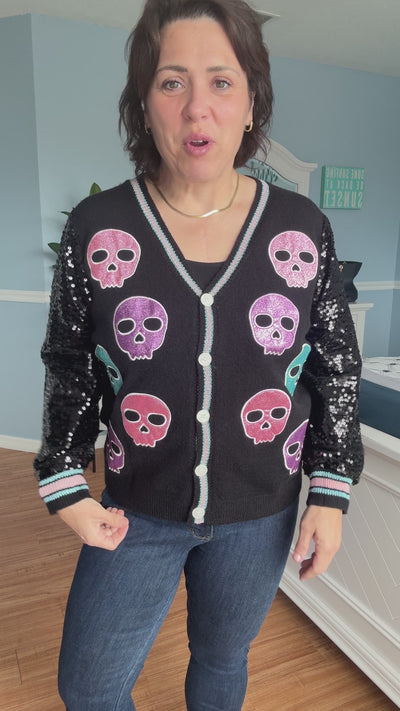 Spooky Sparkles Cardigan