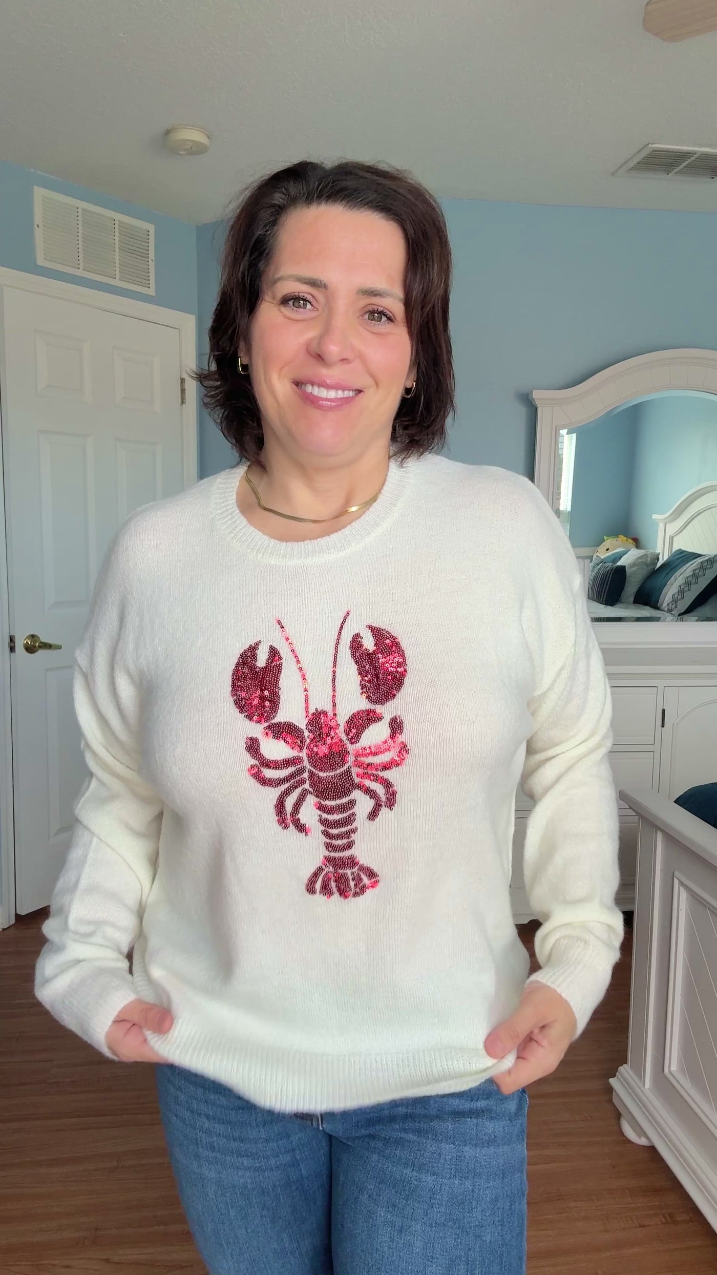 Luxe Lobster Sweater