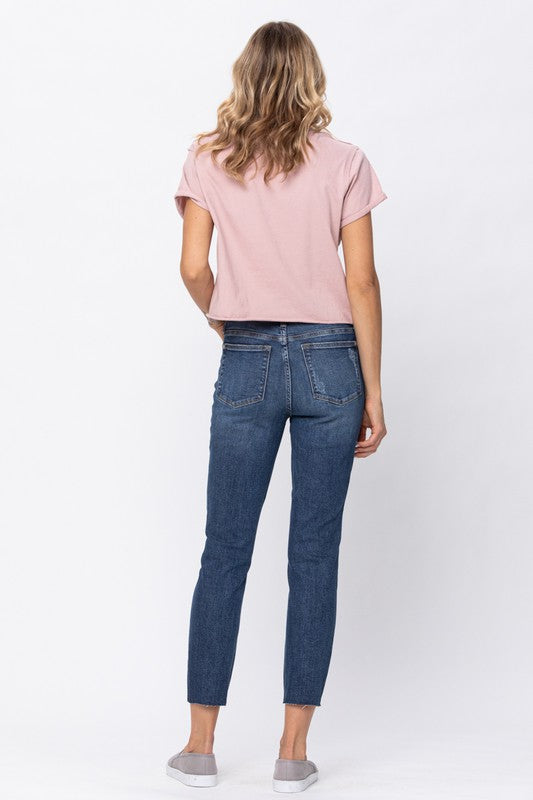 Cropped and Carefree Jeans by Judy Blue