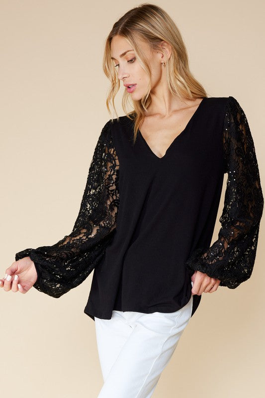Luxe Lace Top