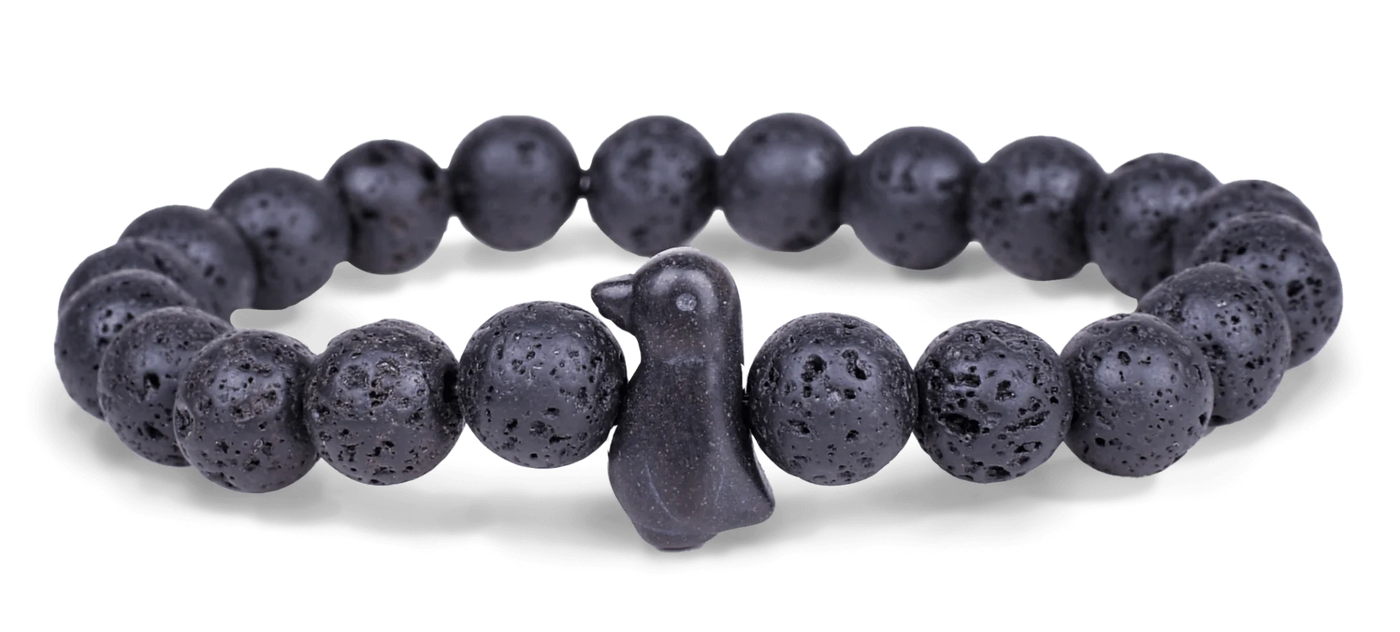 Fahlo - Penguin - Lava Stone