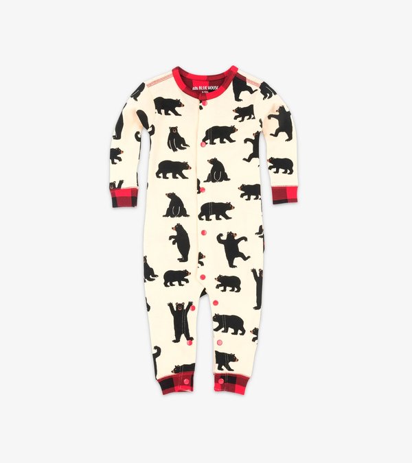 Family Pajama Sets In Plaid Bear