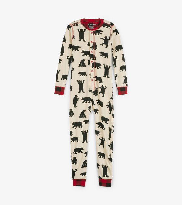 Family Pajama Sets In Plaid Bear