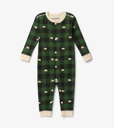 Family Pajama Sets In Plaid Bear
