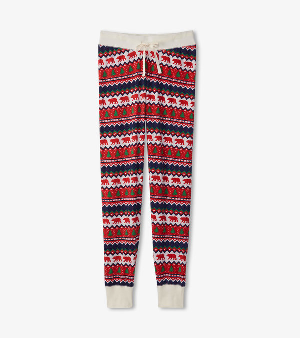 Family Pajama Sets In Fair Isle Bear