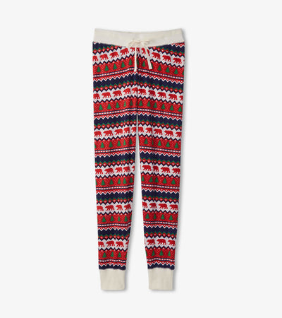 Family Pajama Sets In Fair Isle Bear