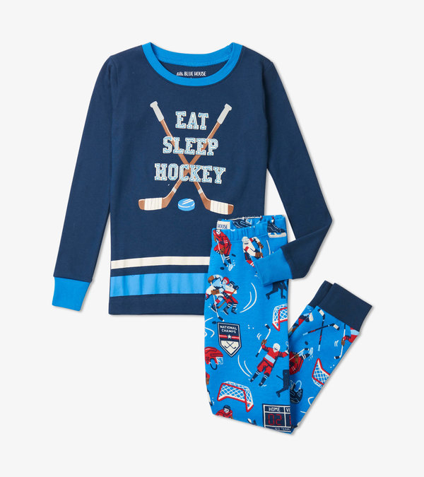 Family Pajama Sets In Hockey Champs