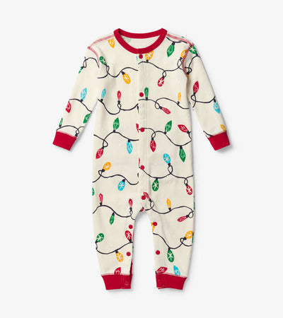 Family Pajama Sets In Holiday Lights