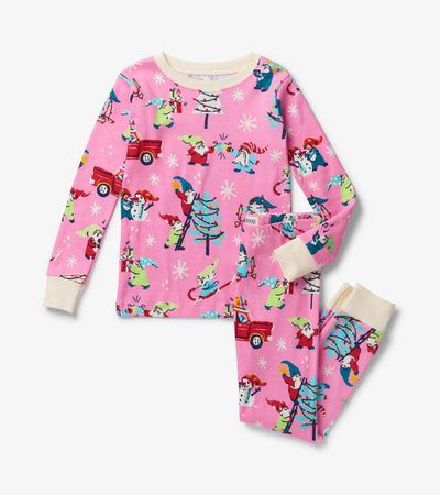 Family Pajama Sets In Gnome For The Holiday
