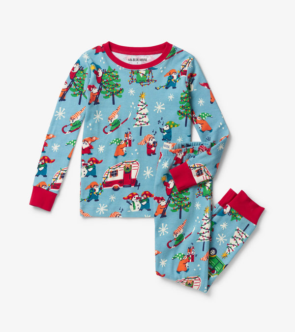 Family Pajama Sets In Gnome For The Holiday