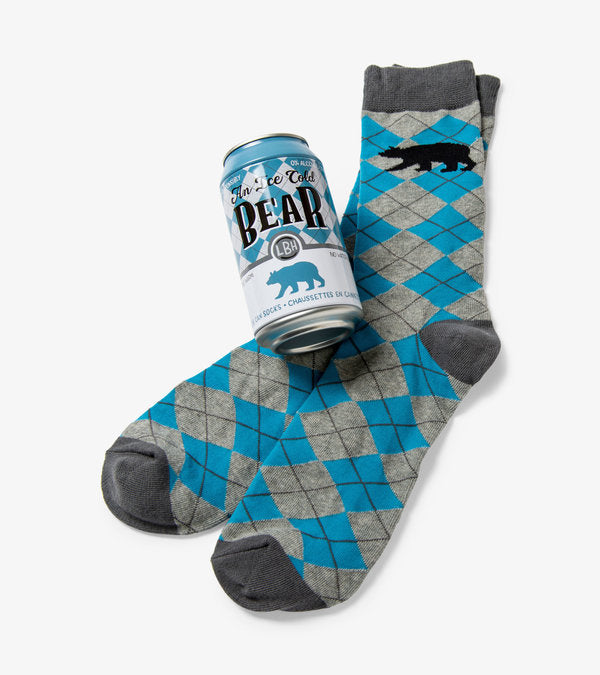 Beer Can Men's Crew Socks