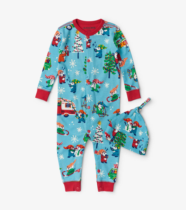 Family Pajama Sets In Gnome For The Holiday