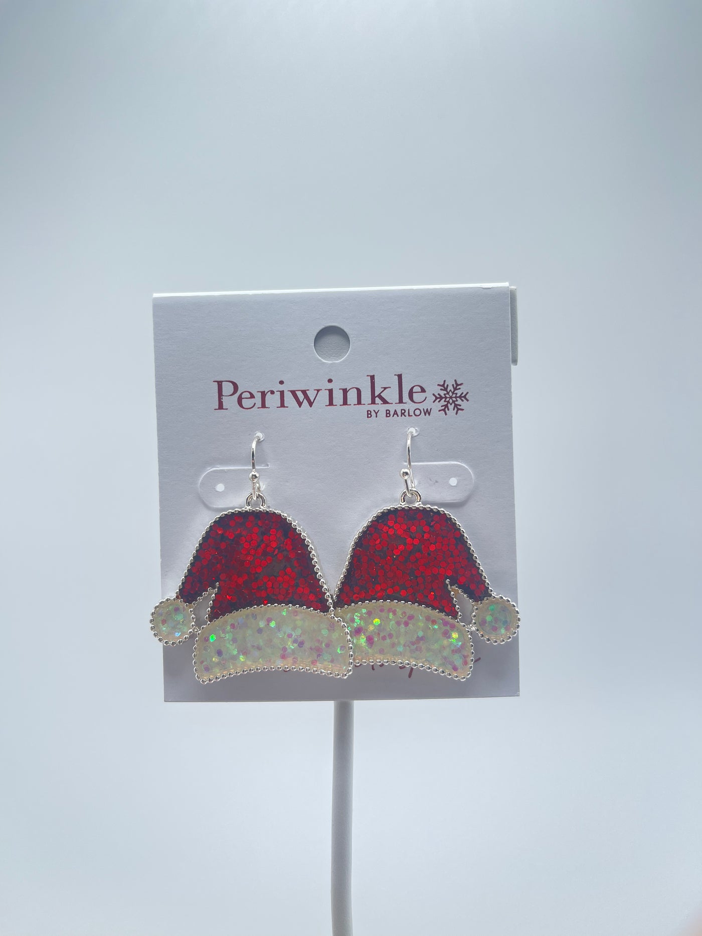 Holiday Collection by Periwinkle - Red Glitter Santa Hats