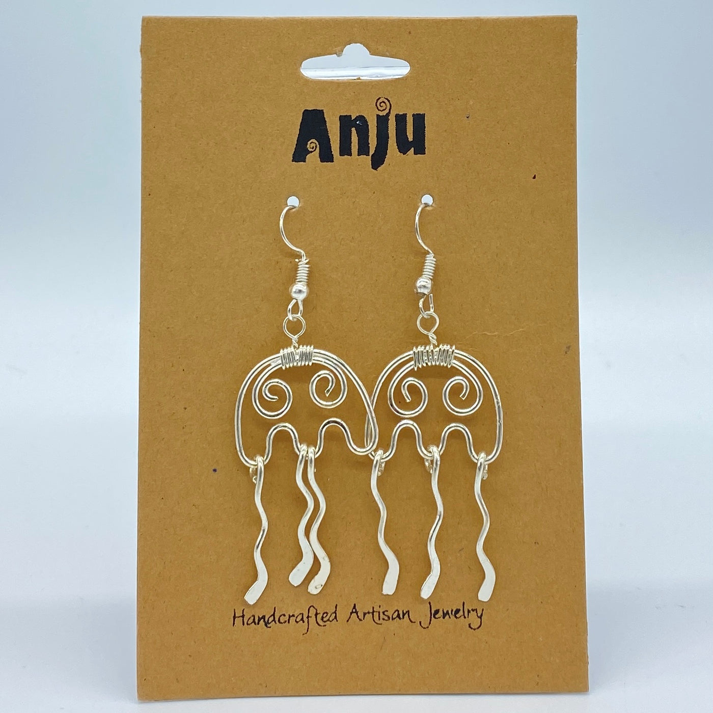 Silver Plated Earrings by Anju