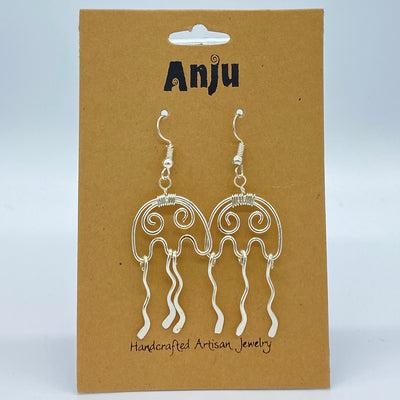 Silver Plated Earrings by Anju