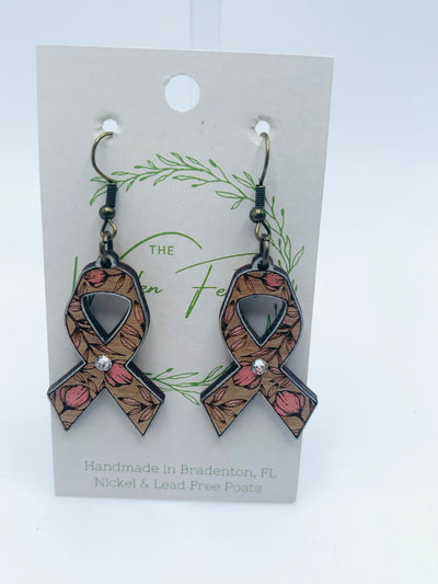 The Wooden Fence Earrings Wood Collection