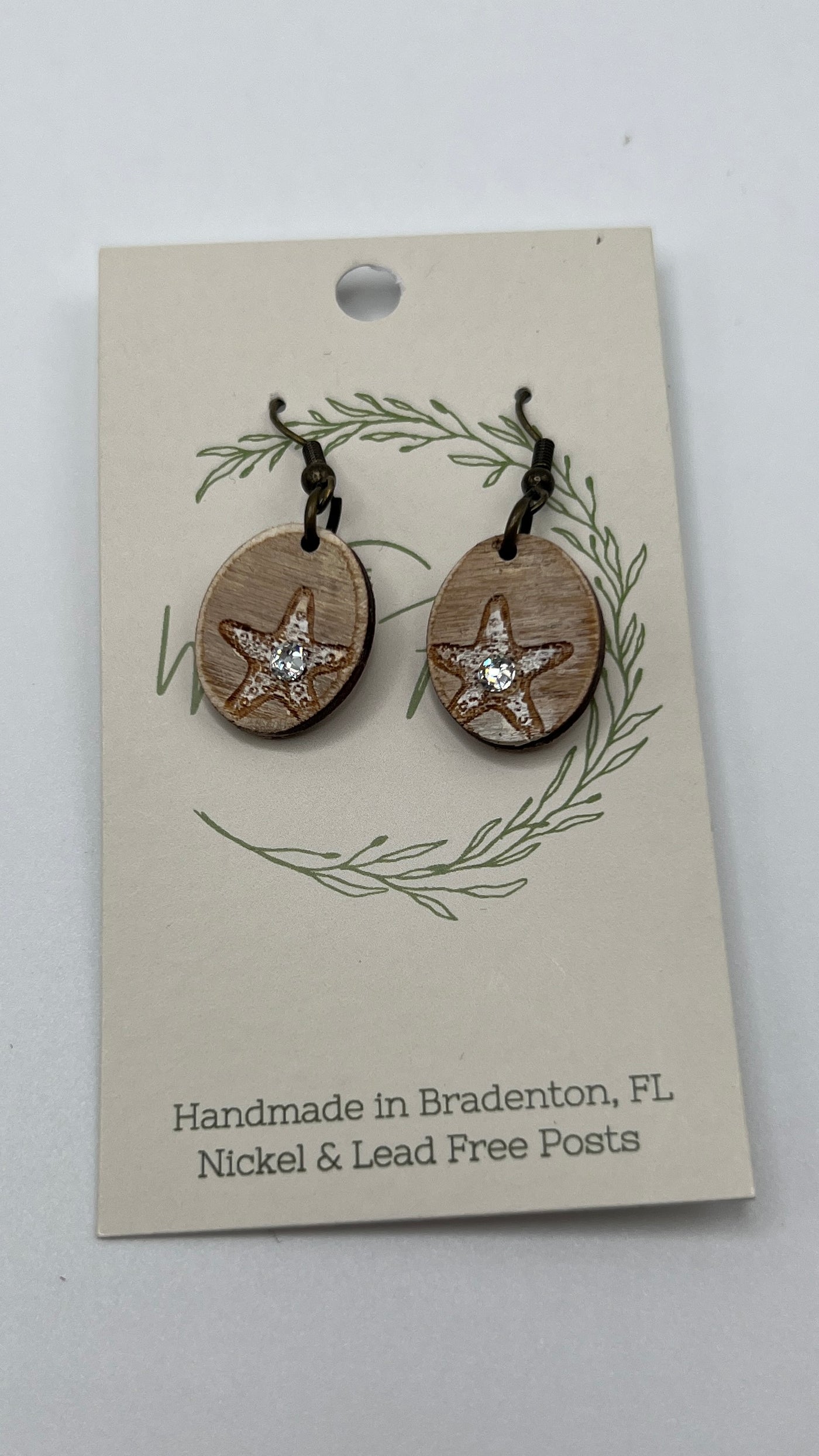 The Wooden Fence Earrings  Animal Print & Camo Collection