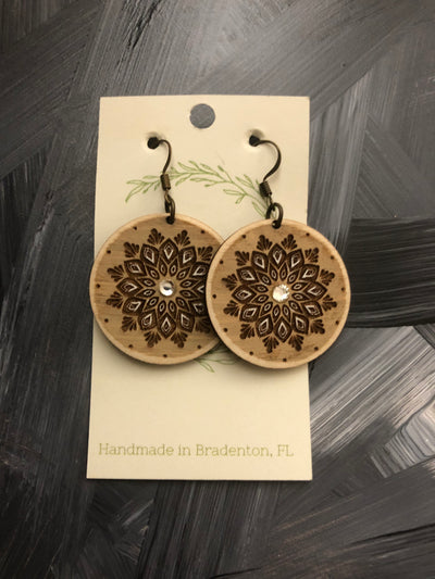 The Wooden Fence Earrings Wood Collection