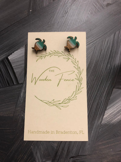 The Wooden Fence Earrings Wood Collection