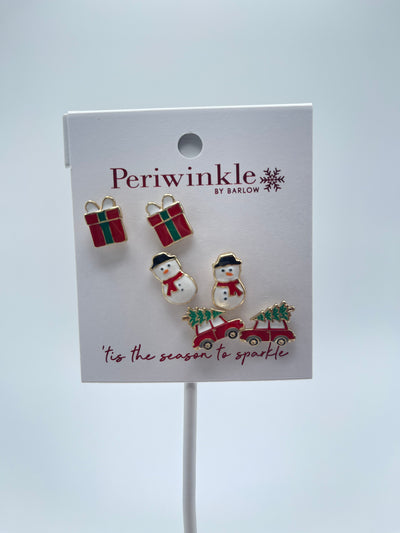 Holiday Collection by Periwinkle - Car With Tree Trio