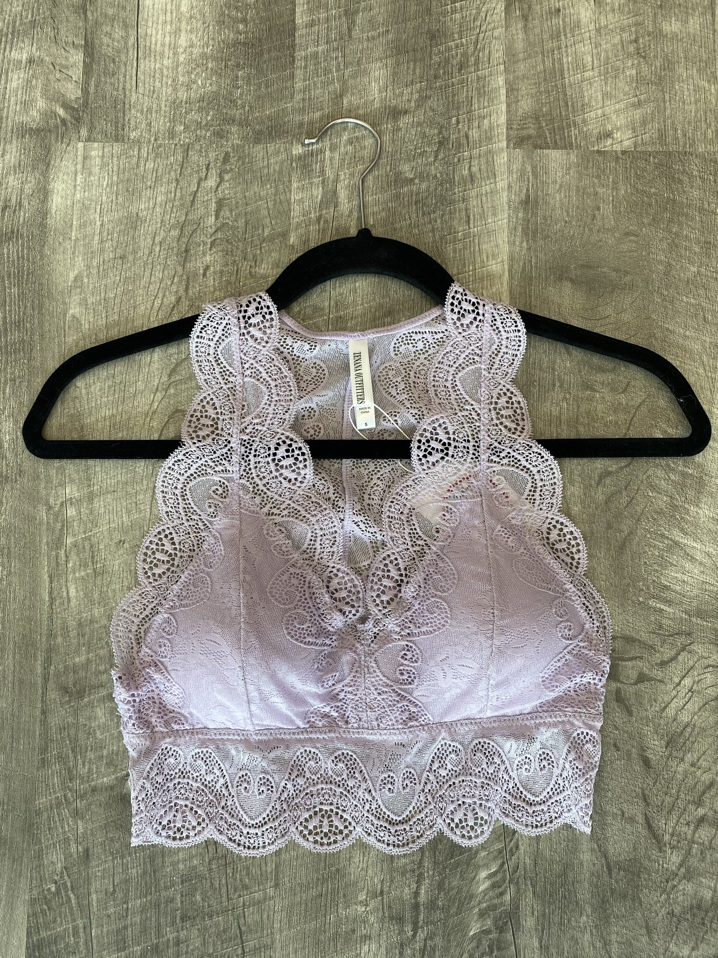 Lacy Bralette In Dusty Lavender - The Teal Turtle Clothing Company