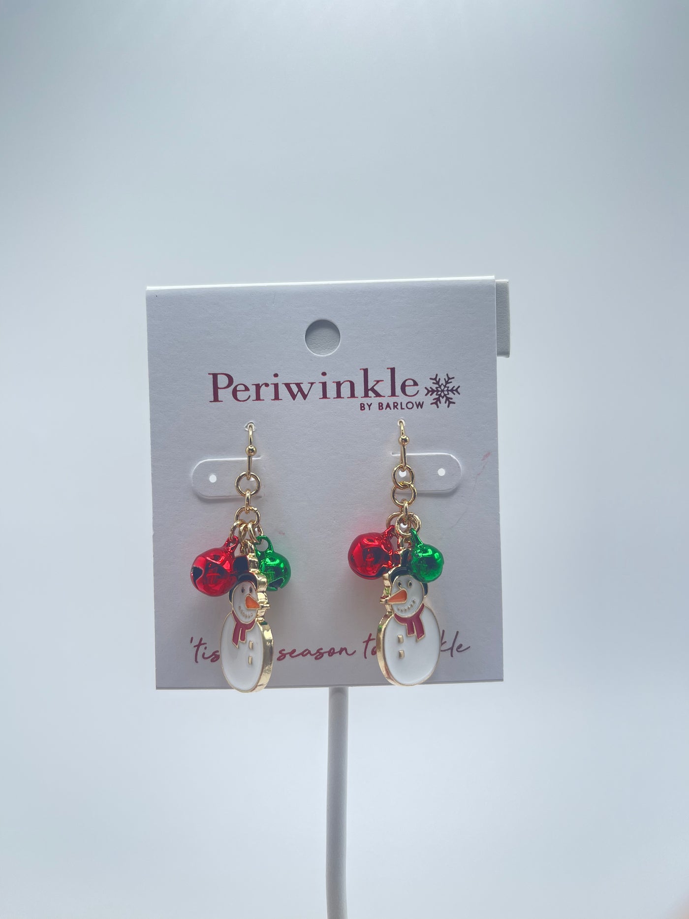 Holiday Collection by Periwinkle - Snowman With Jingle Bells