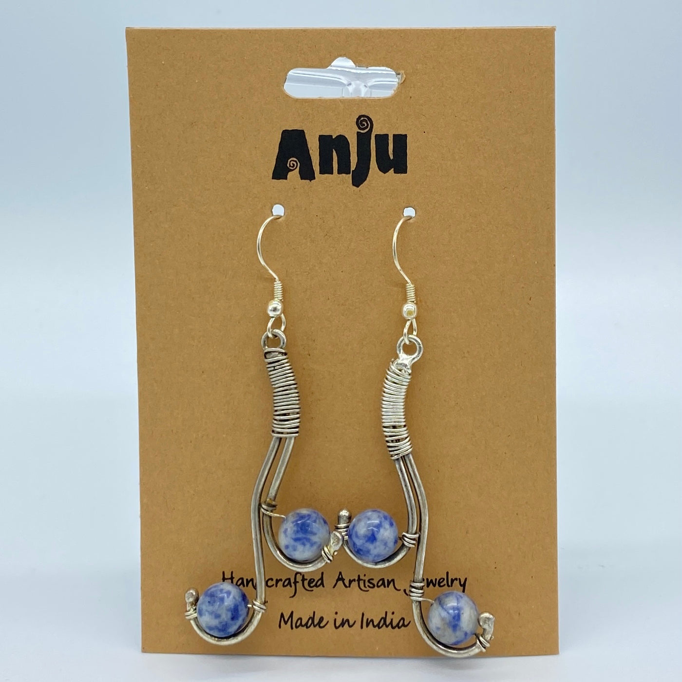 Silver Plated Earrings by Anju