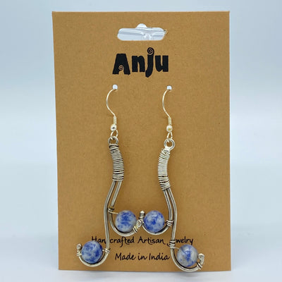 Silver Plated Earrings by Anju