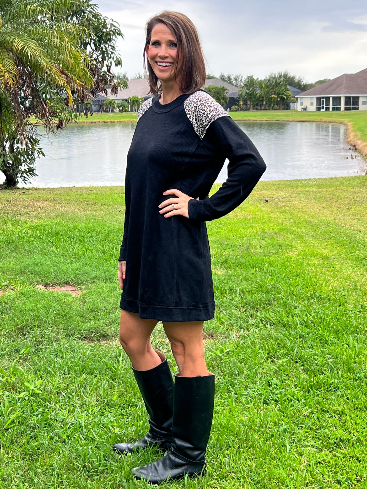 Leaping Leopards Dress