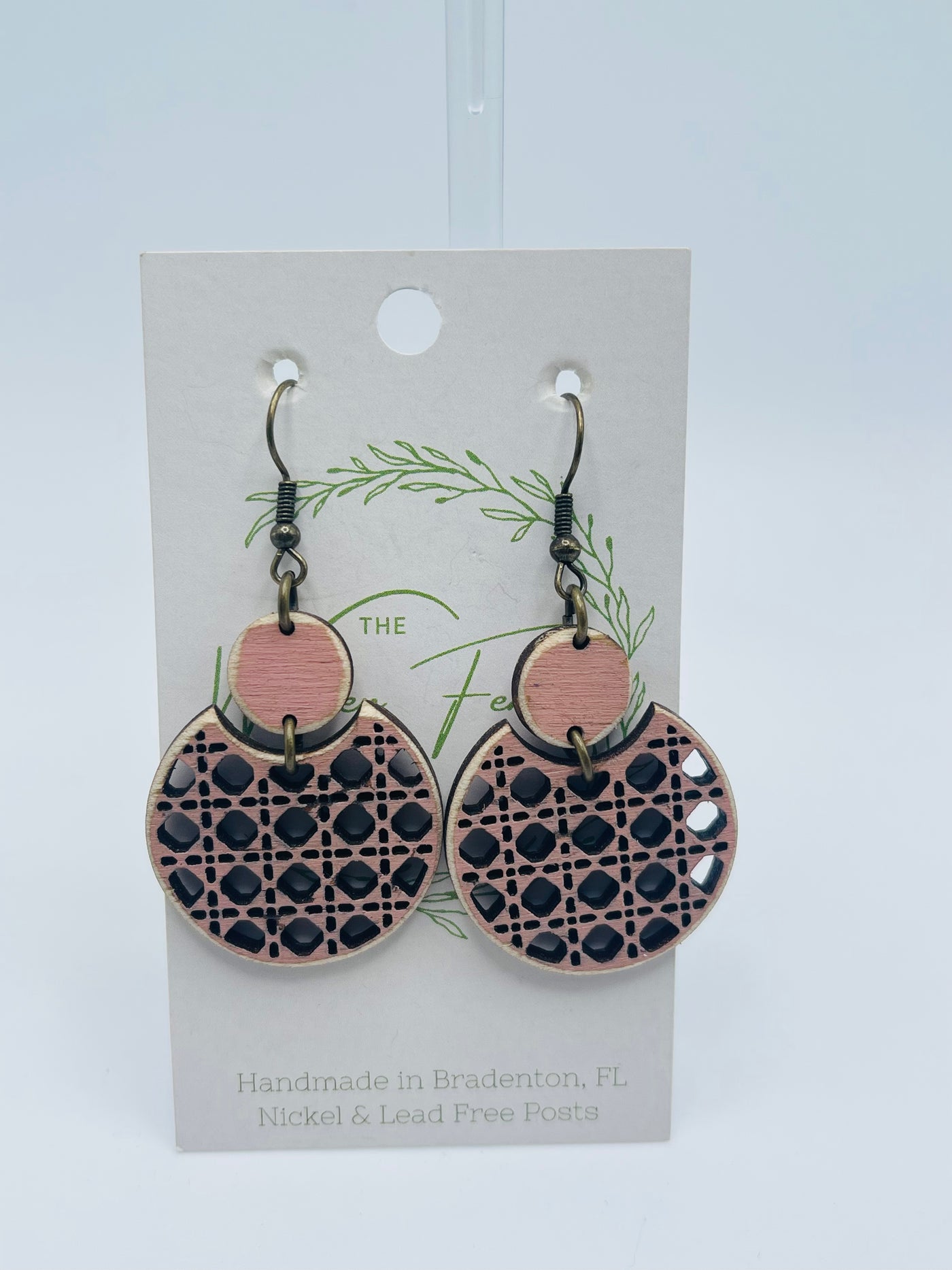 The Wooden Fence Earrings Wood Collection