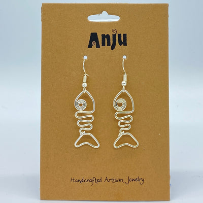 Silver Plated Earrings by Anju
