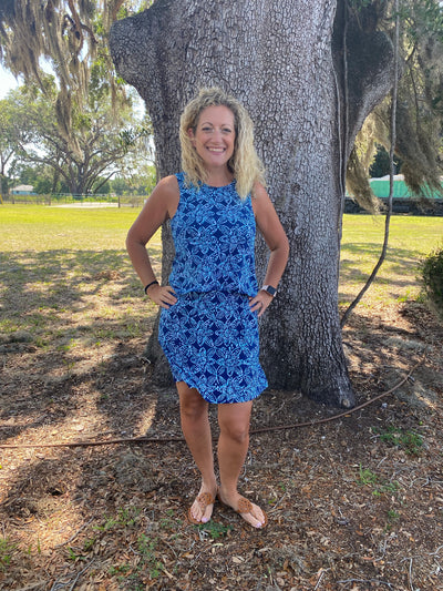 The Roberta Dress in Starburst Batik by Hatley