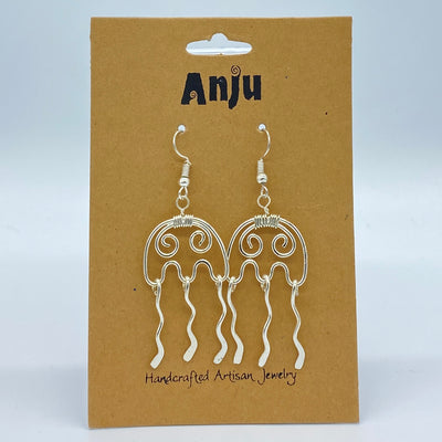Silver Plated Earrings by Anju
