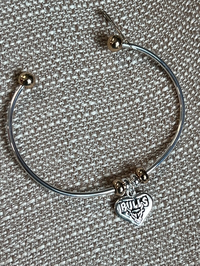 PCHS Bulls Spirit Cuff Bracelet