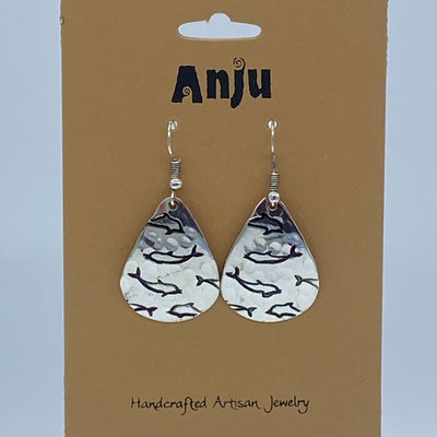 Silver Plated Earrings by Anju