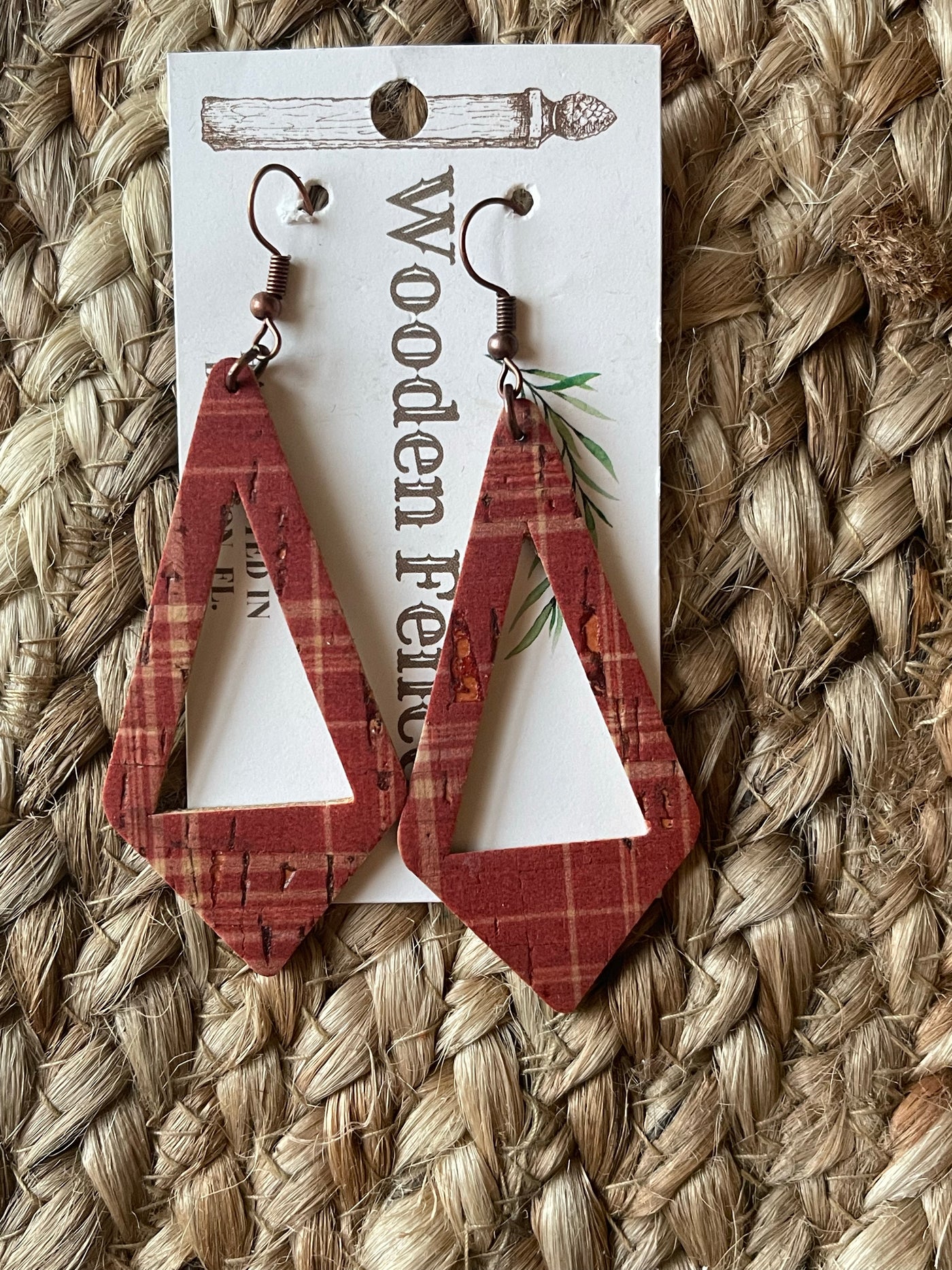 The Wooden Fence Earrings Long Dangles Collection