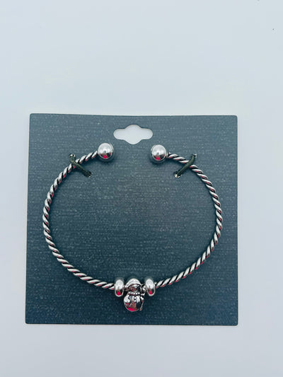 Epic Christmas Jewelry - Snowman Slide Twisted Cuff