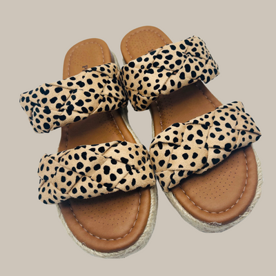 The Beka Sandal In Cheetah