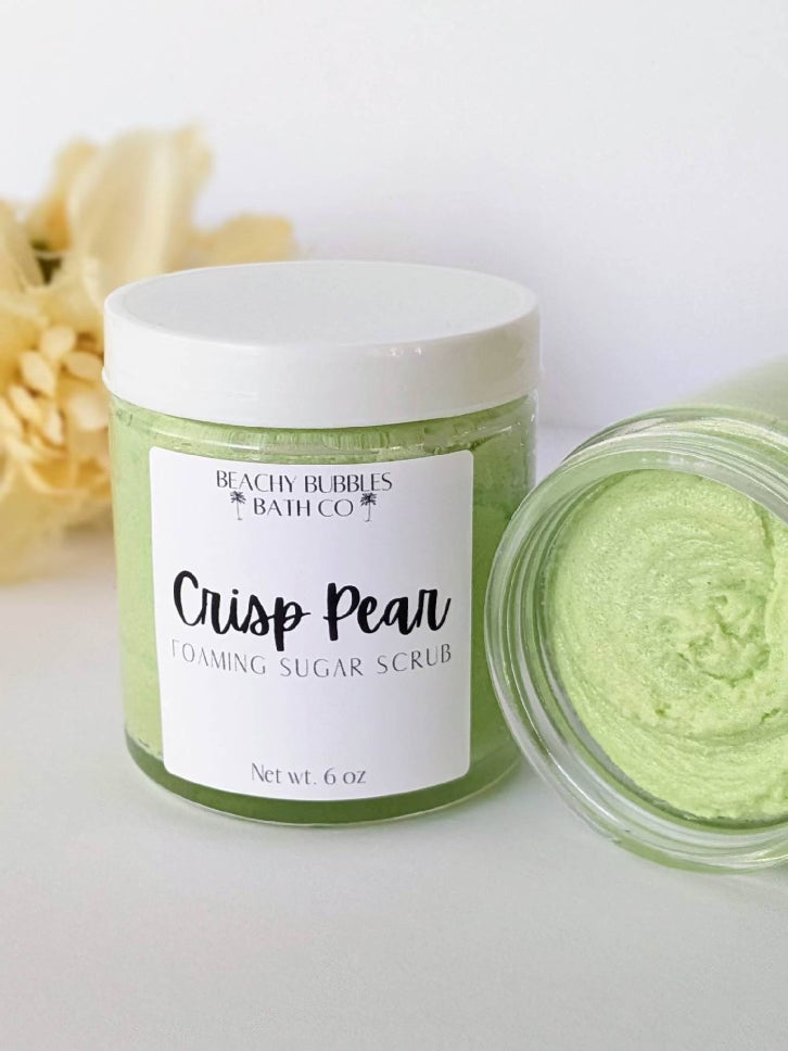 Beachy Bubbles Bath Co Foaming Sugar Scrub