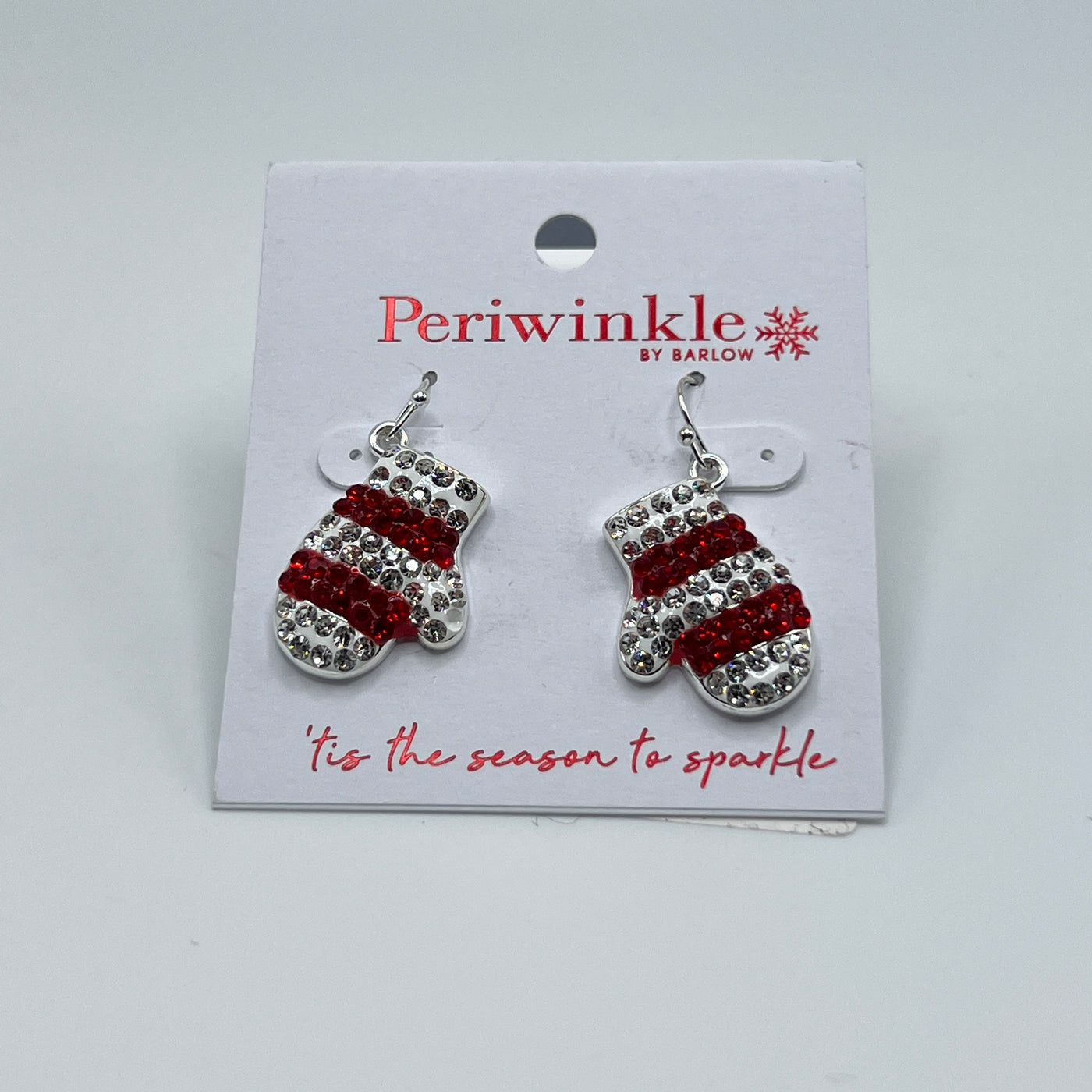 Holiday Collection by Periwinkle - Red Crystal Mittens