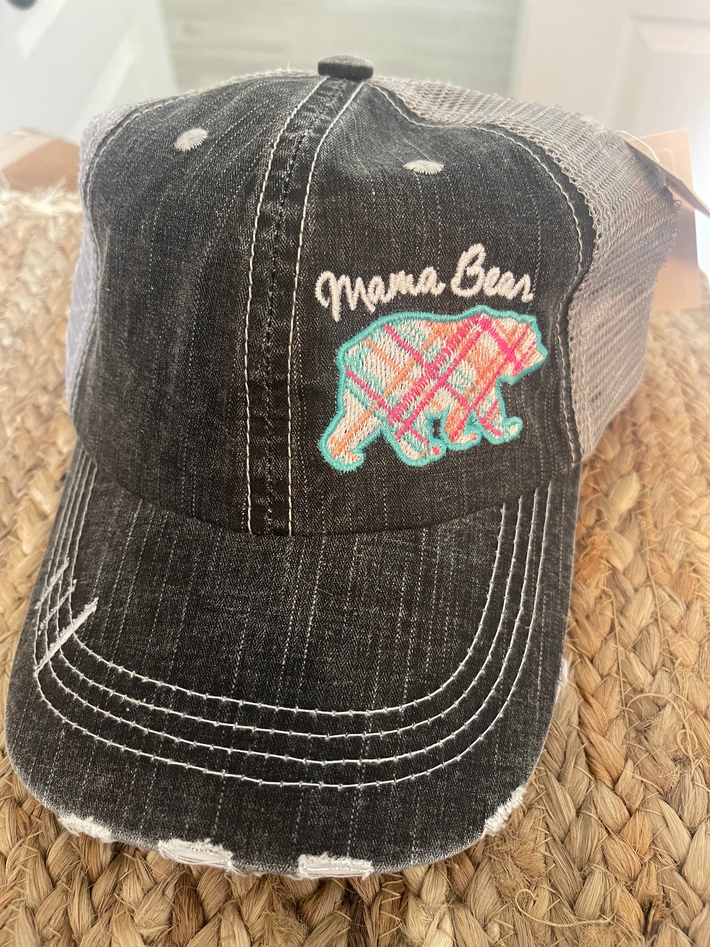Keep On Truckin' Hats - Mama Bear Grey
