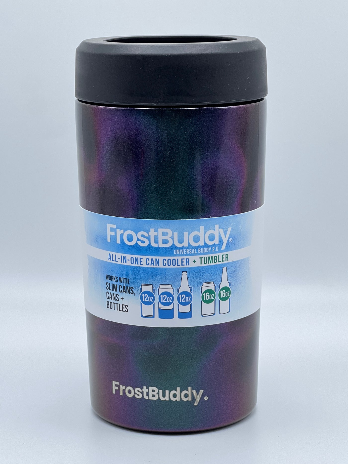 Frost Buddy​ Universal 2.0 Insulated Navy Blue Can Cooler