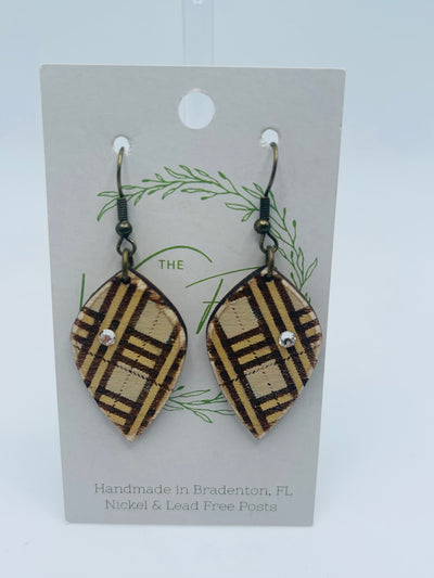 The Wooden Fence Earrings Wood Collection