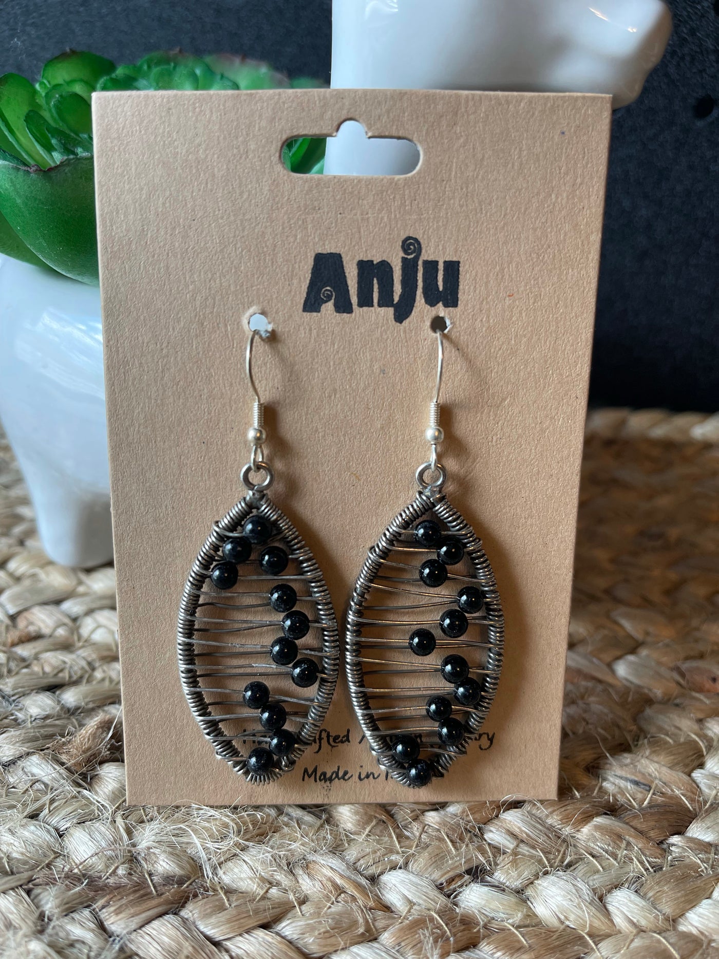 Silver Plated Earrings by Anju