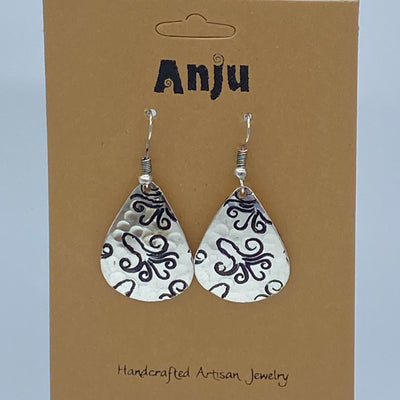 Silver Plated Earrings by Anju