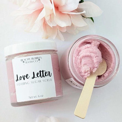 Beachy Bubbles Bath Co Foaming Sugar Scrub