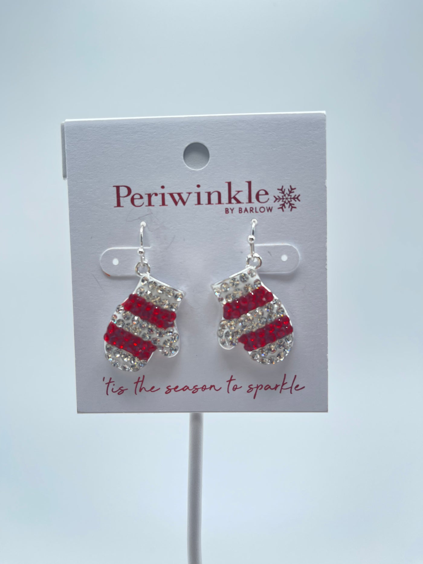 Holiday Collection by Periwinkle - Red Crystal Mittens