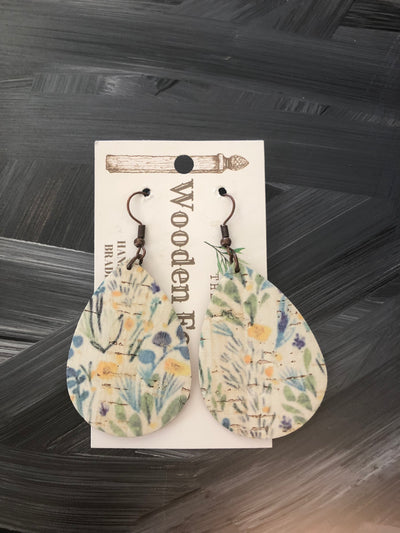 The Wooden Fence Earrings Floral Collection